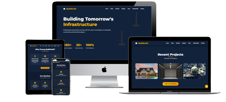 Construction Business Website