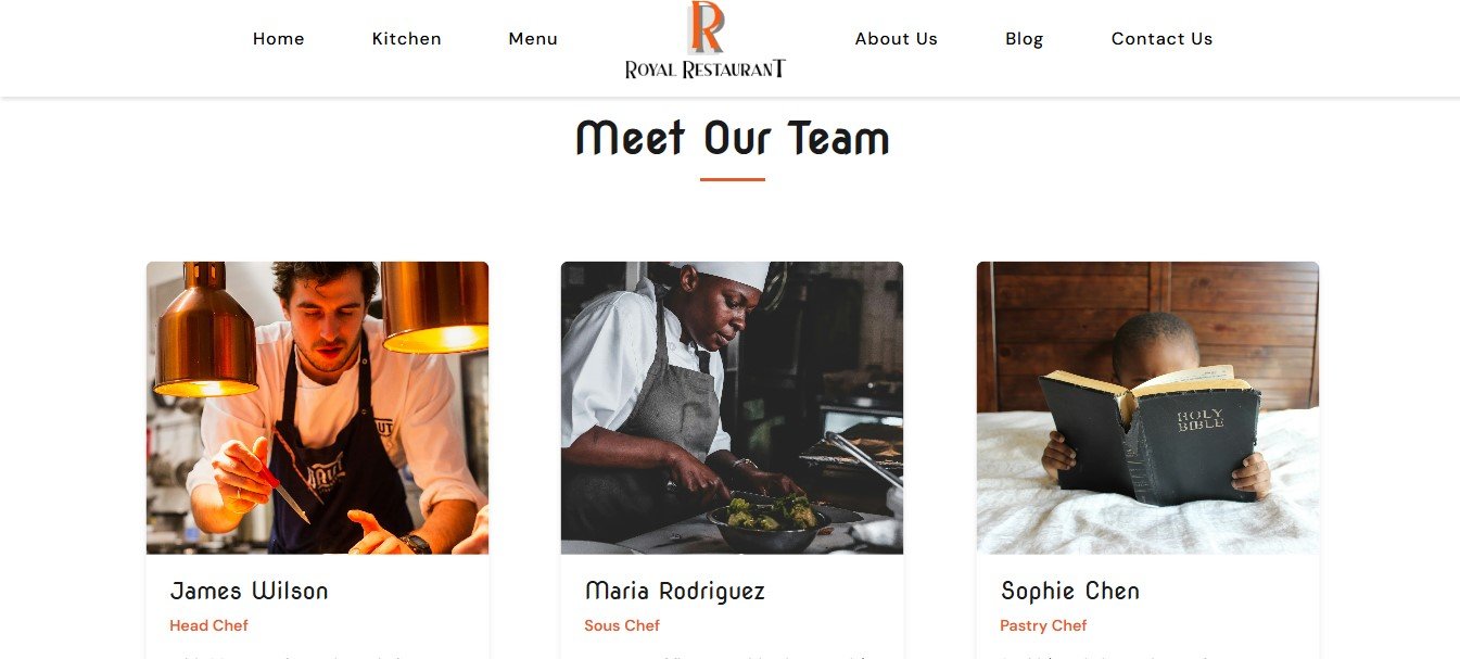 Restaurant Website