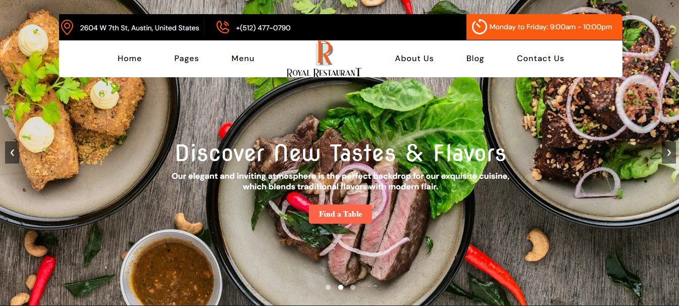 Restaurant Website